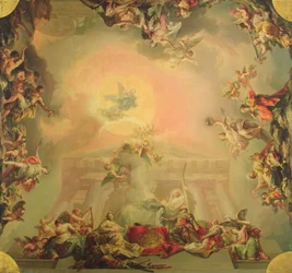 Sketch for a Ceiling Painting: The Institution of the Order of St Charles III